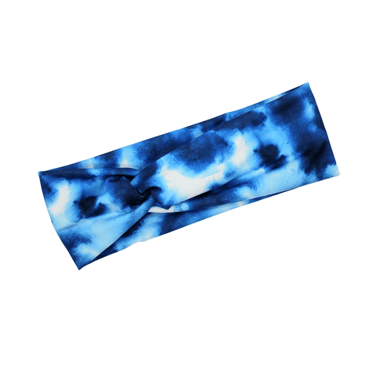Blue Tie-dye Headband