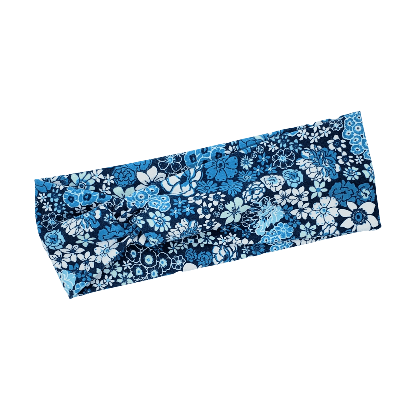 Blue Floral Headband