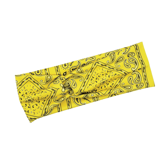 Yellow Bandana Headband