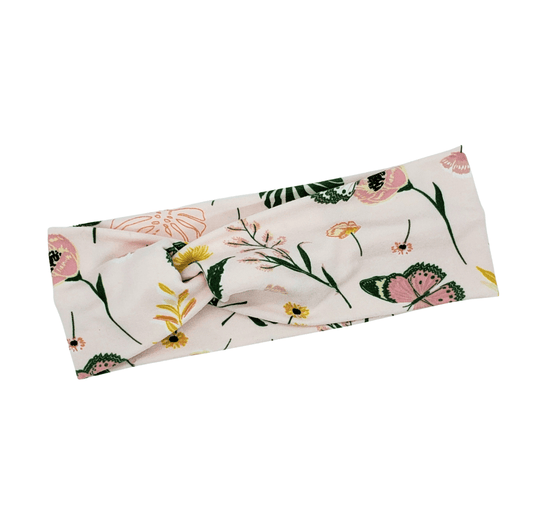 Pink Floral Headband