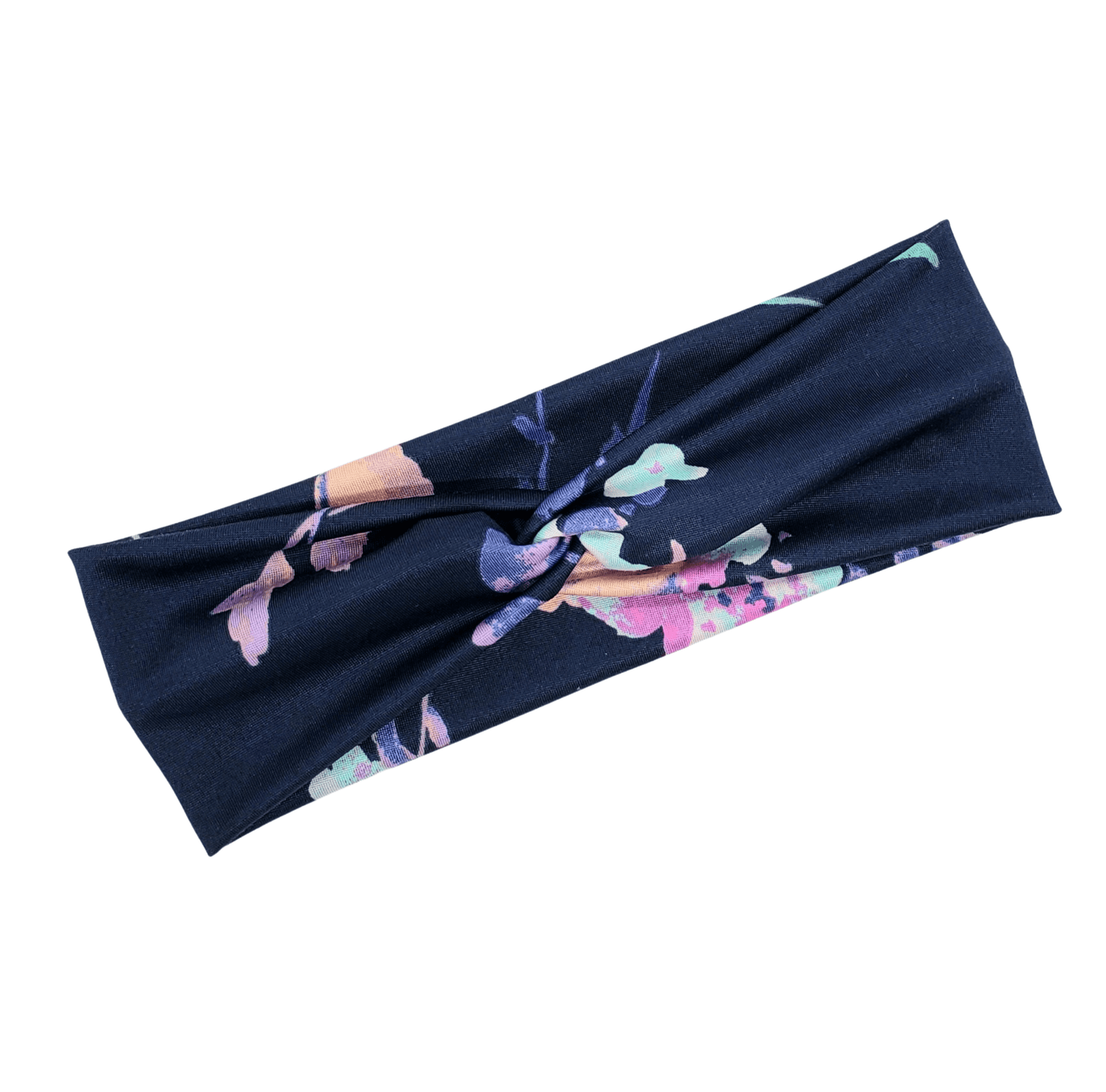 Navy Floral Headband