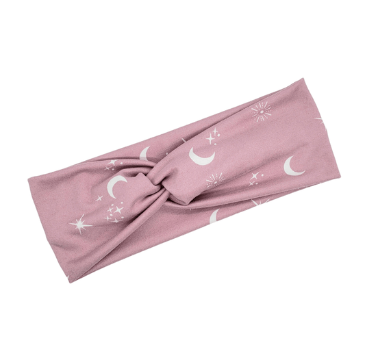 Mauve Moon & Star Headband
