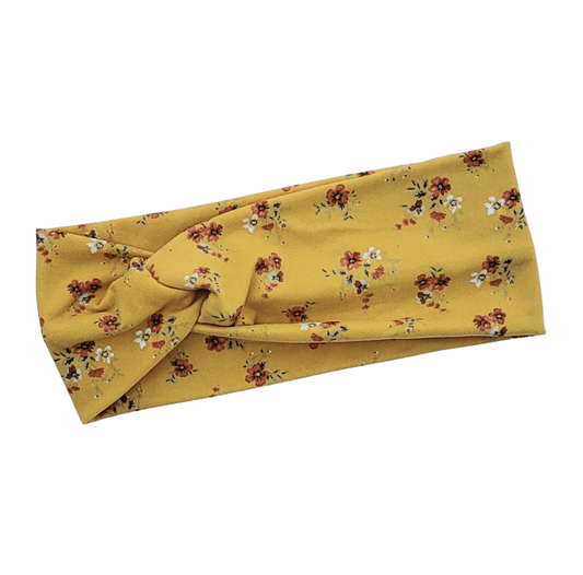 Mustard Floral Headband