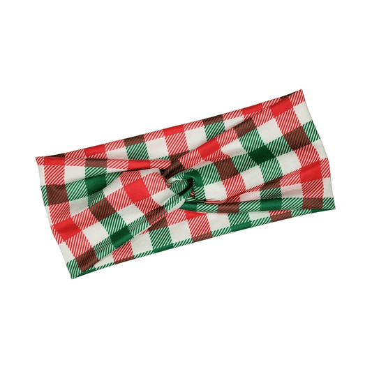 Christmas Plaid Headband