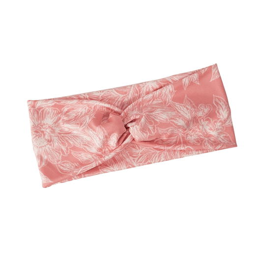 Pink Flower Headband